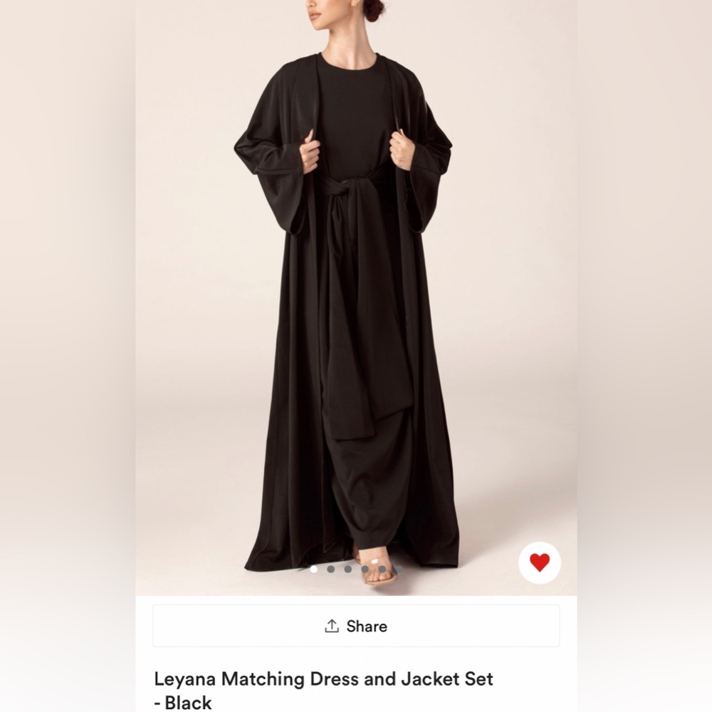 Veiled Collection Abaya Set Brand New